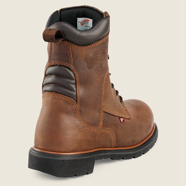 Red Wing Safety Boots Brown - Mens Dynaforce® - 8-inch Toe - 3625-ZKVQB